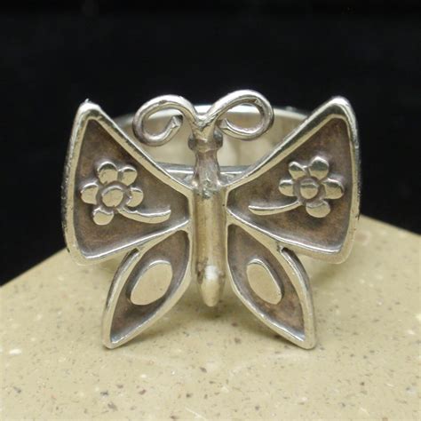 m james avery ring|vintage james avery butterfly ring.